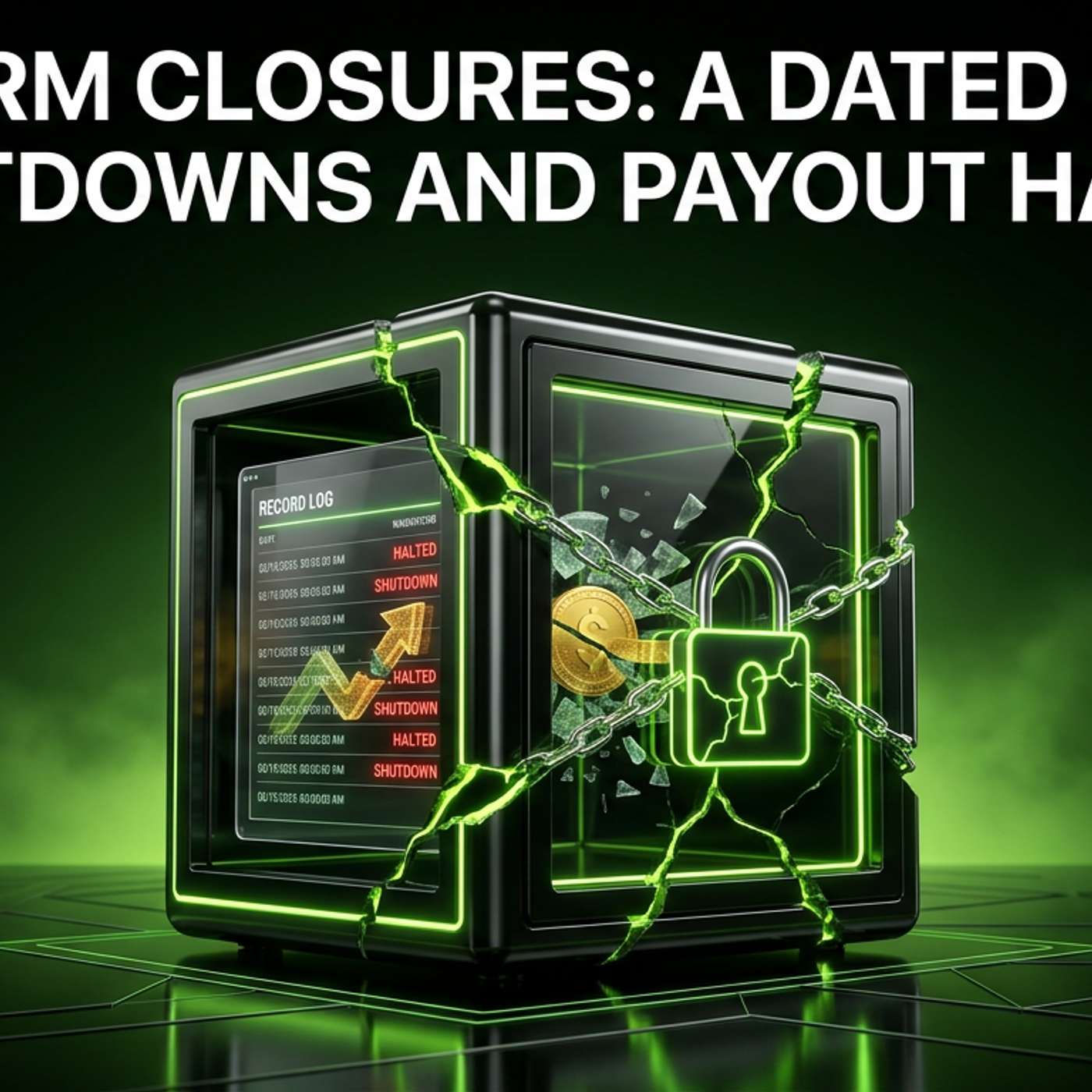 Prop Firm Closures: A Dated Record of Shutdowns and Payout Halts