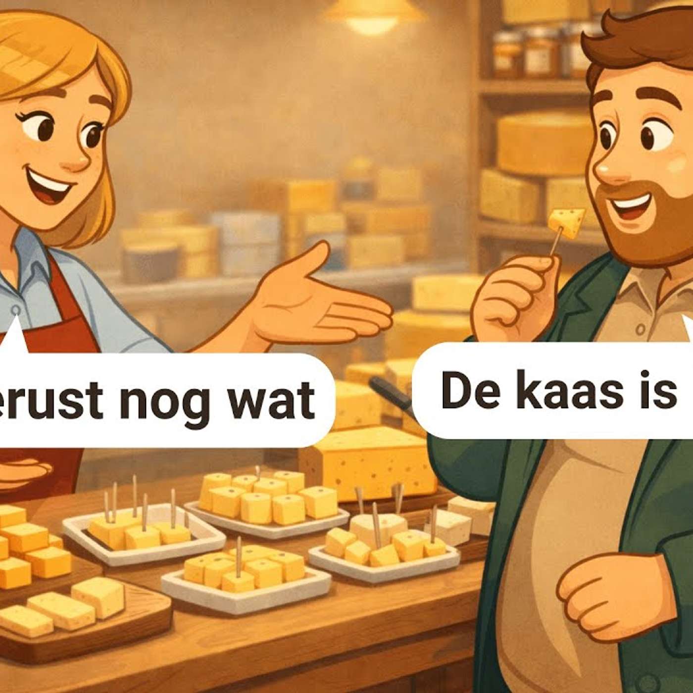 Fresh Food Shopping | Dutch Conversations for Beginners A1-A2