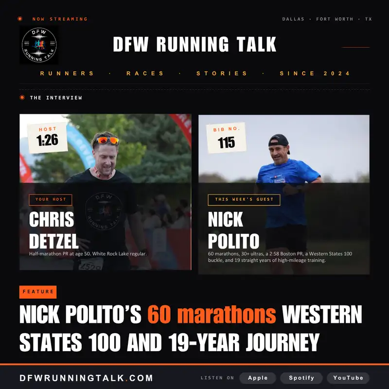 The DFW Running Legend: Nick Polito's 19-Year Journey From Nike+ iPod to Western States 100