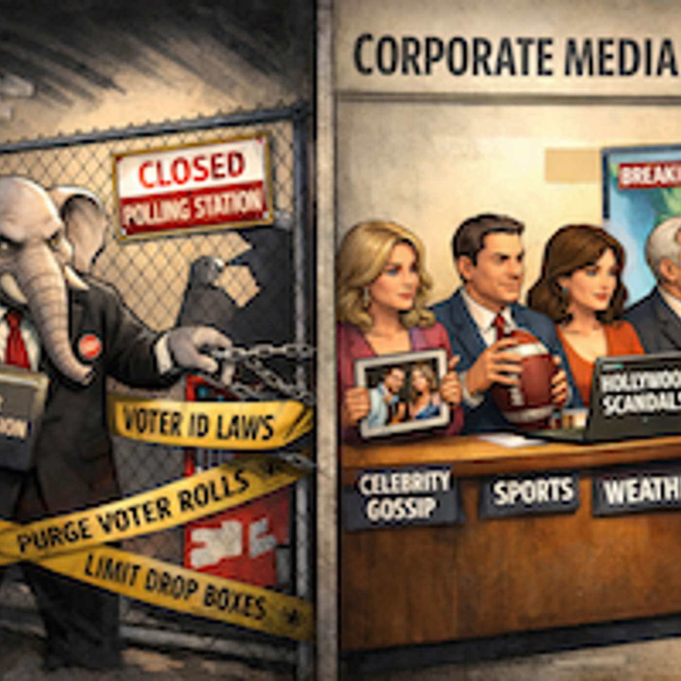 U.S. Corporate Media Fails to Call Out GOP Voter Suppression Campaign