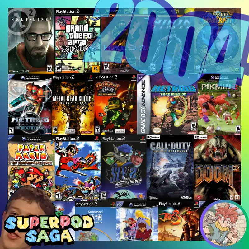 Ep. 132 - The Greatest Years in Gaming: 2004 Edition | Half-Life 2, Metal Gear Solid 3: Snake Eater, World of Warcraft, Metroid: Zero Mission and More (ft. Brian)