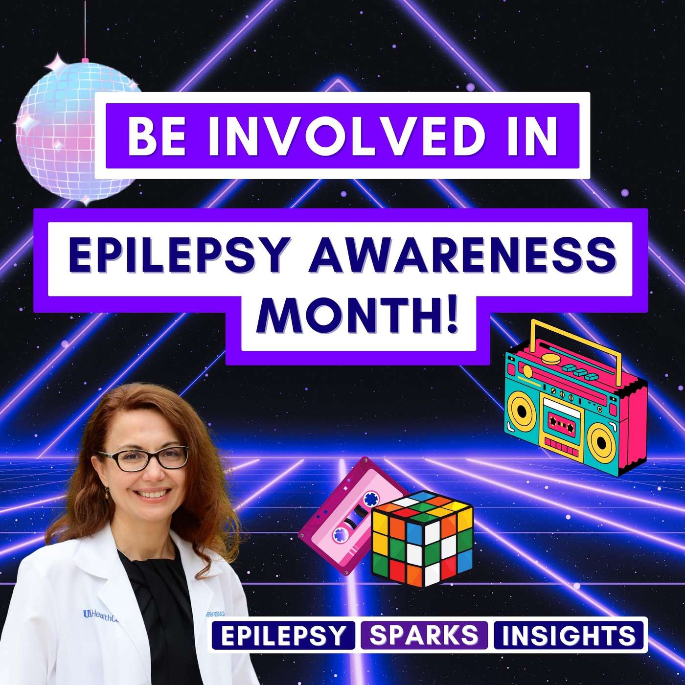 Epilepsy Awareness Month - Be Involved! - Meriem Bensalem-Owen episode artwork
