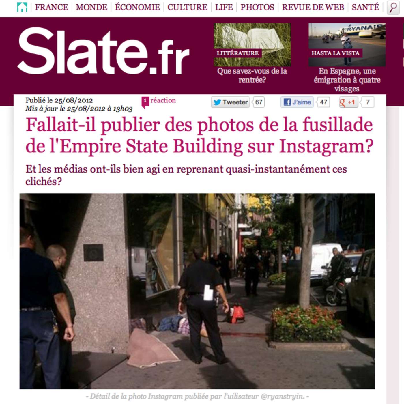 Comment travailler (avec) les images de la tuerie de New York ? episode artwork