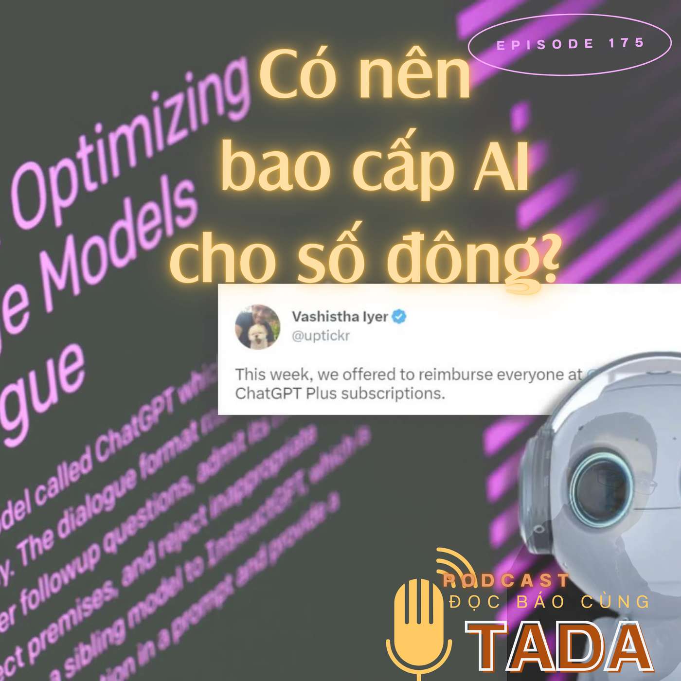 Có nên bao cấp AI cho số đông?