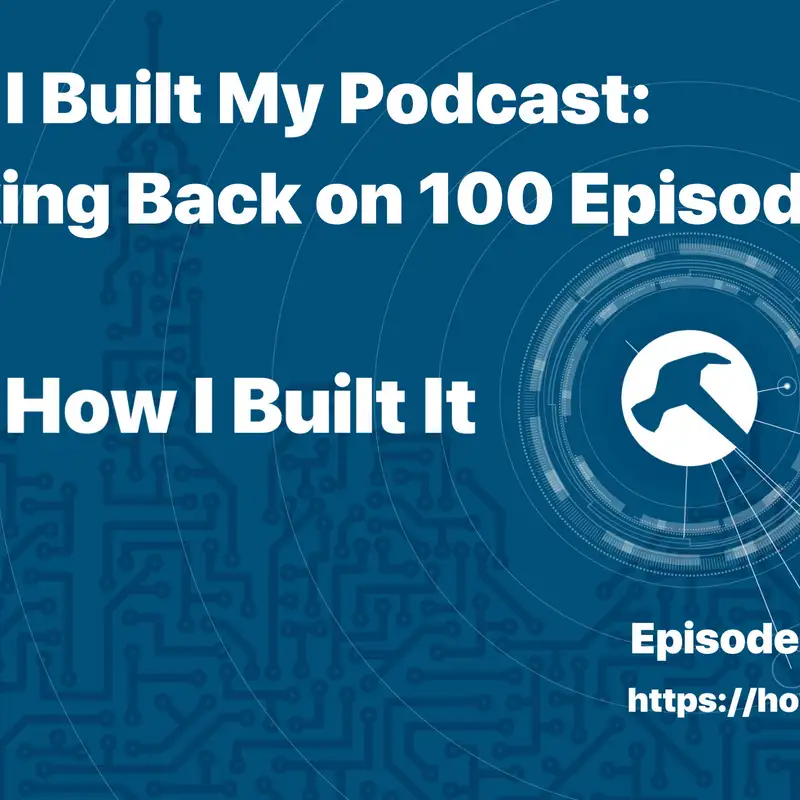 How I Built My Podcast: Looking Back on 100 Episodes