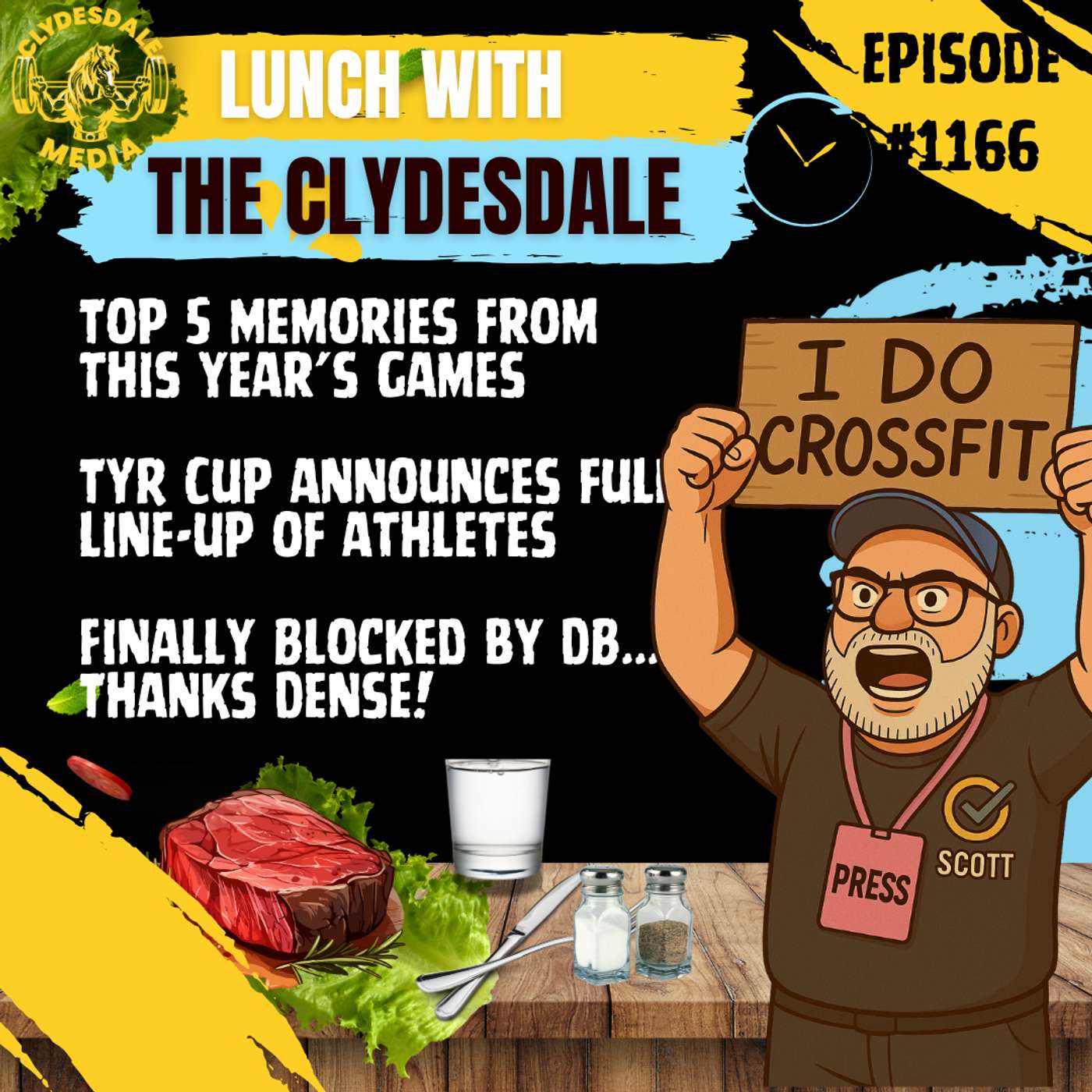 Lunch with the Clydesdale - Top 5 CrossFit Games Memories from this year. episode artwork