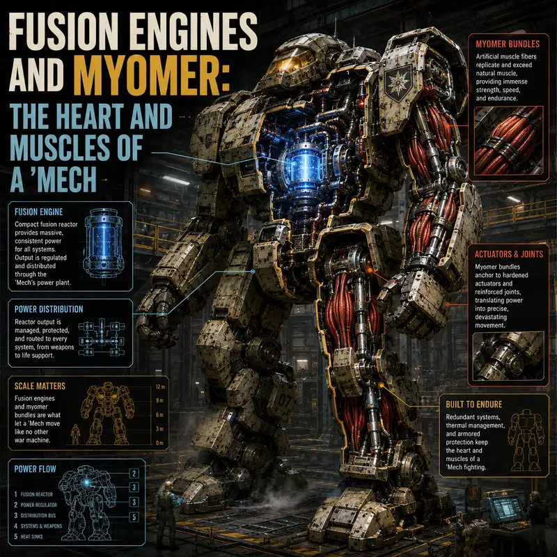 Fusion Engines and Myomer: The Heart and Muscles of a ’Mech