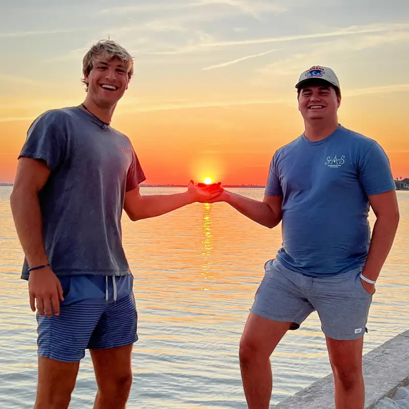 Watching the Sunset with Eckerd's Healthy Masculinity Club