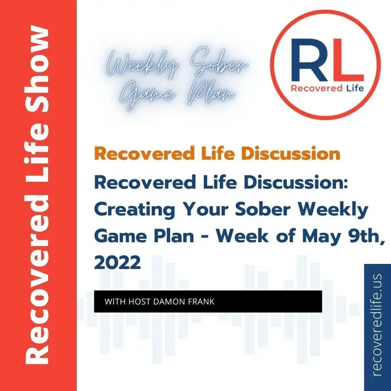 Recovered Life Discussion: Creating Your Sober Weekly Game Plan - Week of May 9th, 2022