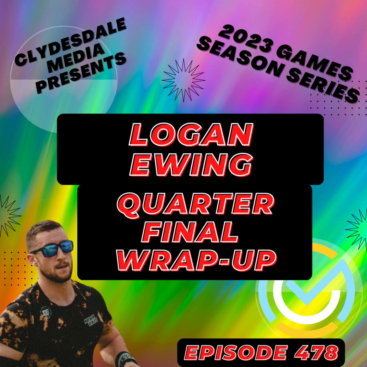 Logan Ewing - Quarterfinals Wrap-up | Clydesdale Media 2023 CrossFit Games Athlete Series episode artwork