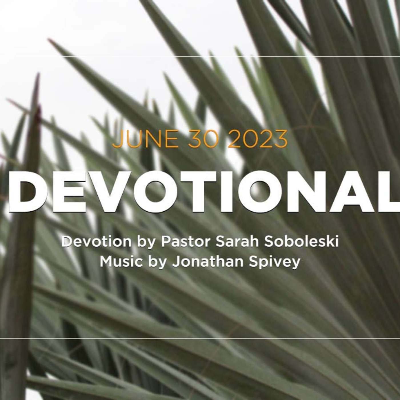 Devotion for June 30, 2023 with Pastor Sarah Soboleski episode artwork