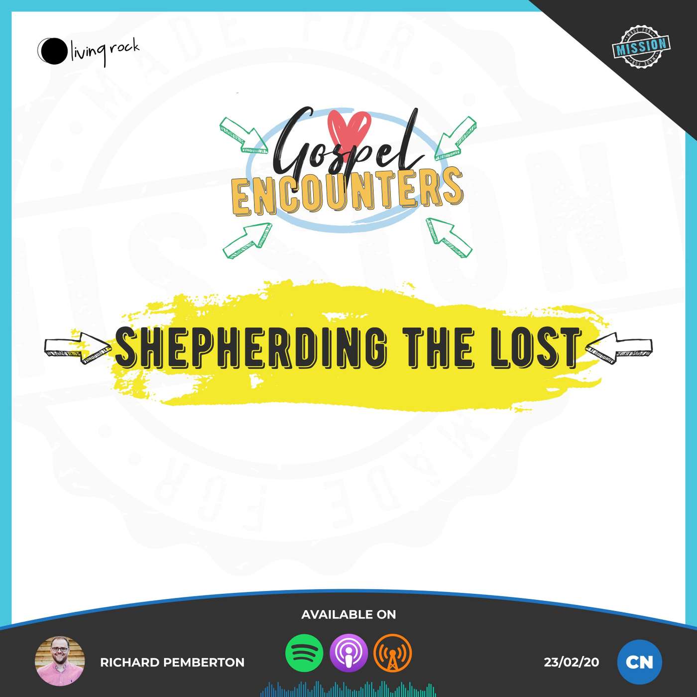 Shepherding The Lost | Richard Pemberton | 23/02/20 | Central episode artwork