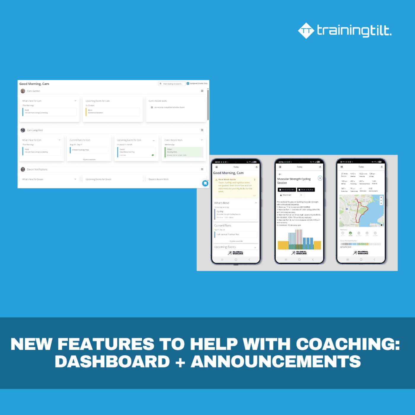 New Features to Help with Coaching: Dashboard + Announcements New Features to Help with Coaching: Dashboard + Announcements