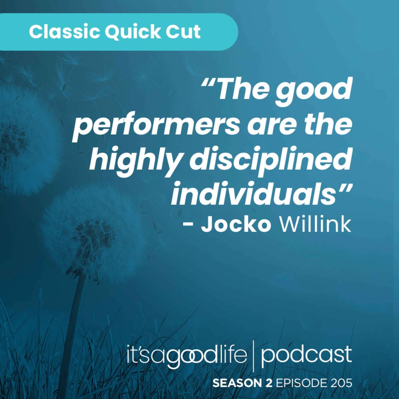 Quick Cut: S2E205 Discipline Equals Freedom with Jocko Willink