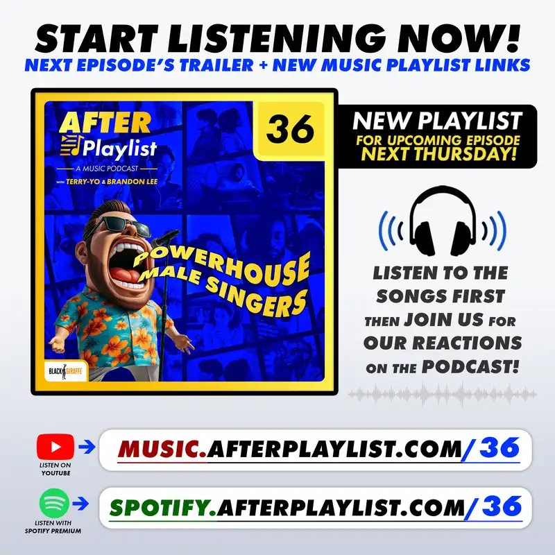 Powerhouse Male Singers (Episode Trailer + Music Links)