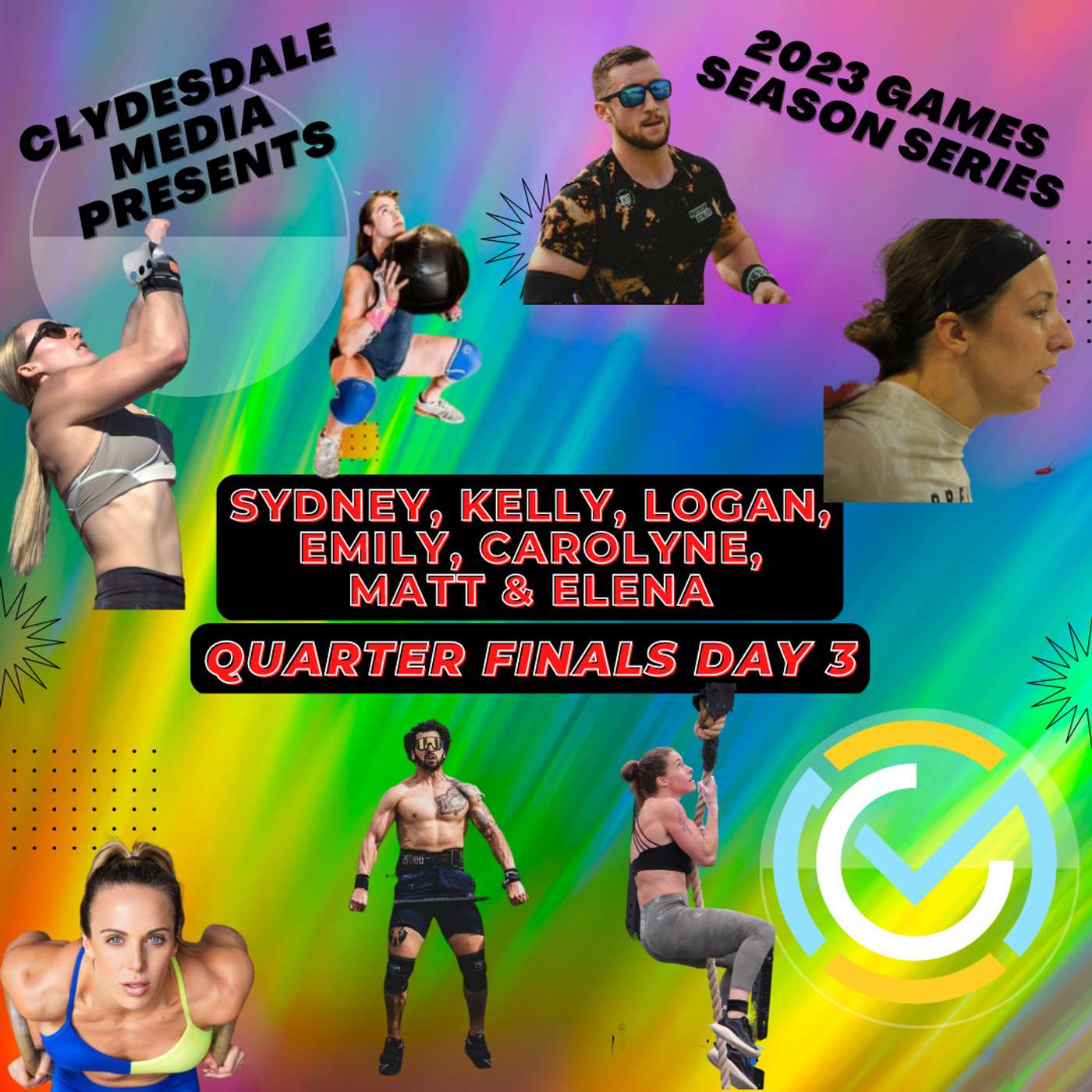 Quarterfinals Day 3 | 2023 CrossFit Games Series | Syd, Kelly, Logan, Emily, Carolyne, Matt & Elena episode artwork
