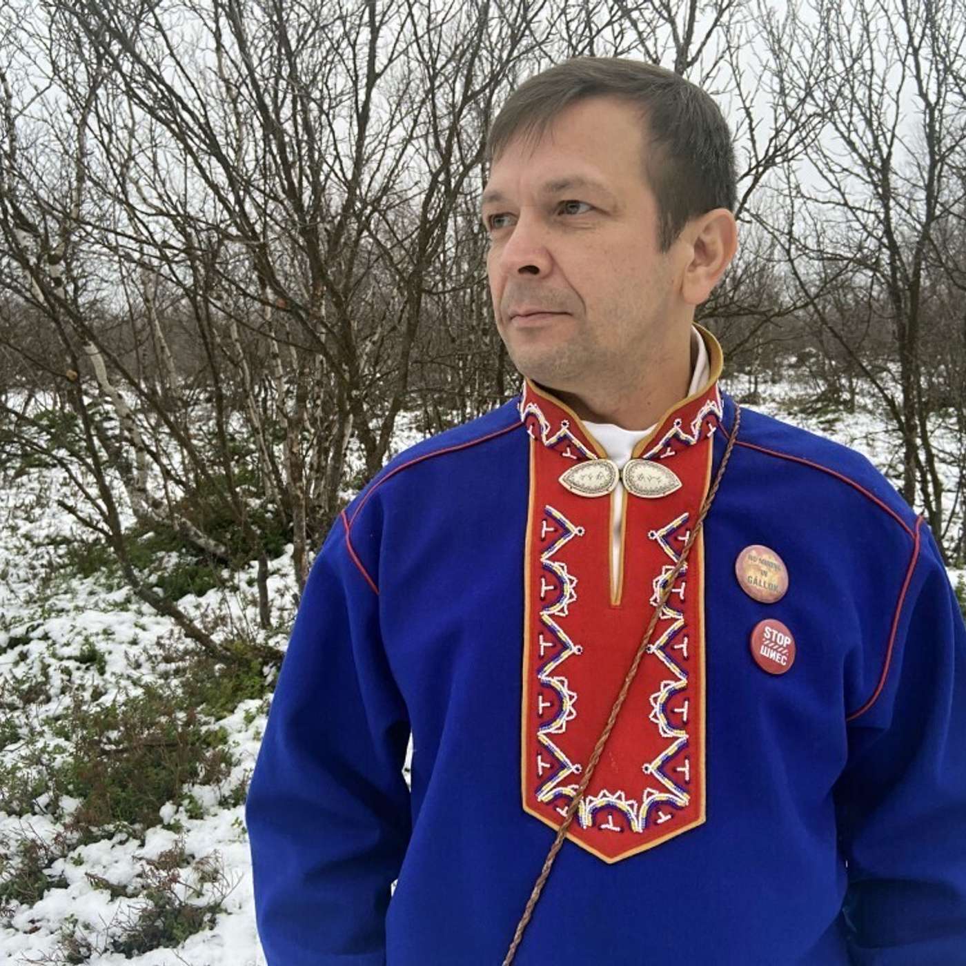 Уехав из России, Андрей ищет убежища на земле саамов, которую считает исторической родиной