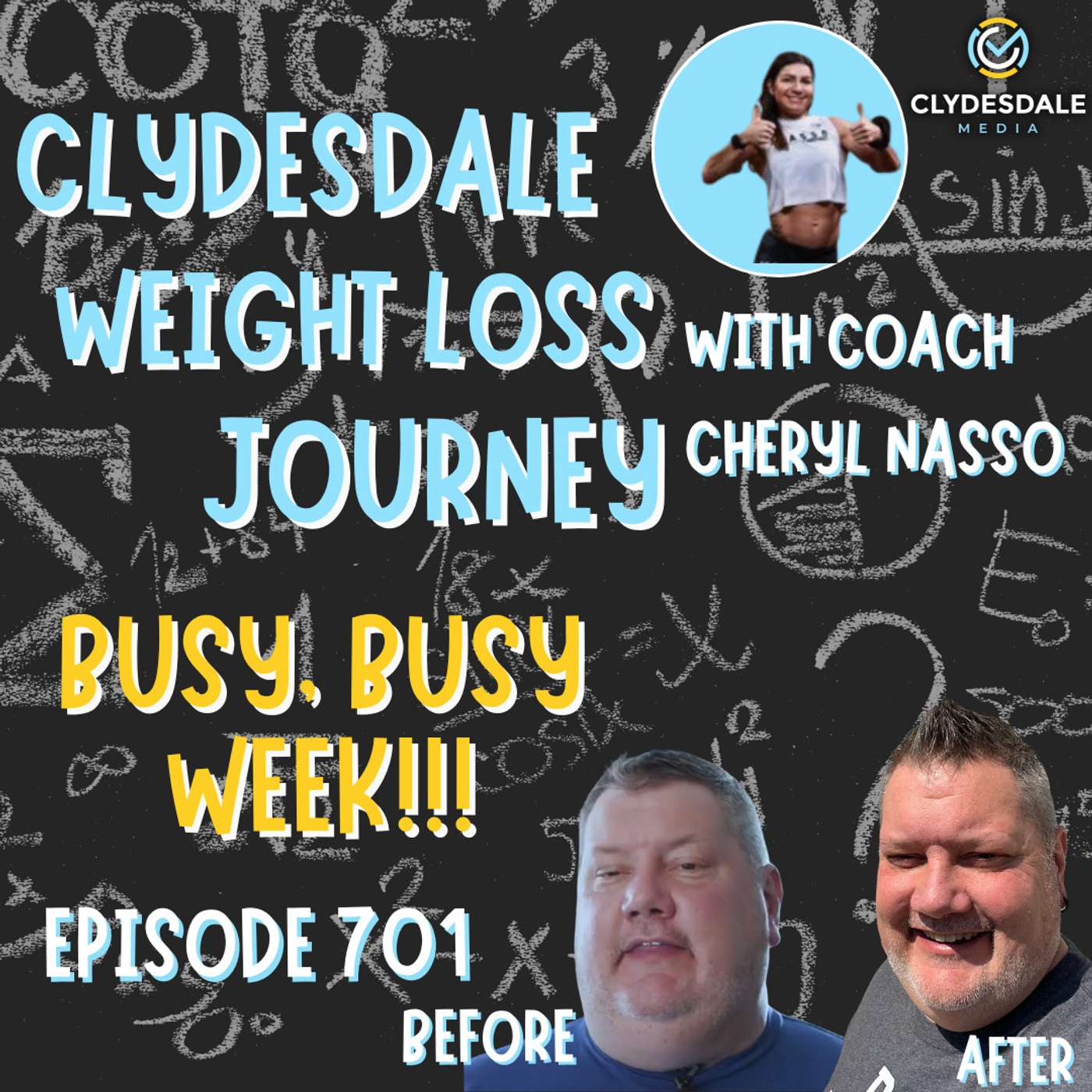 Clydesdale Media Weight Loss Journey | What a Freakin' Busy Week! episode artwork