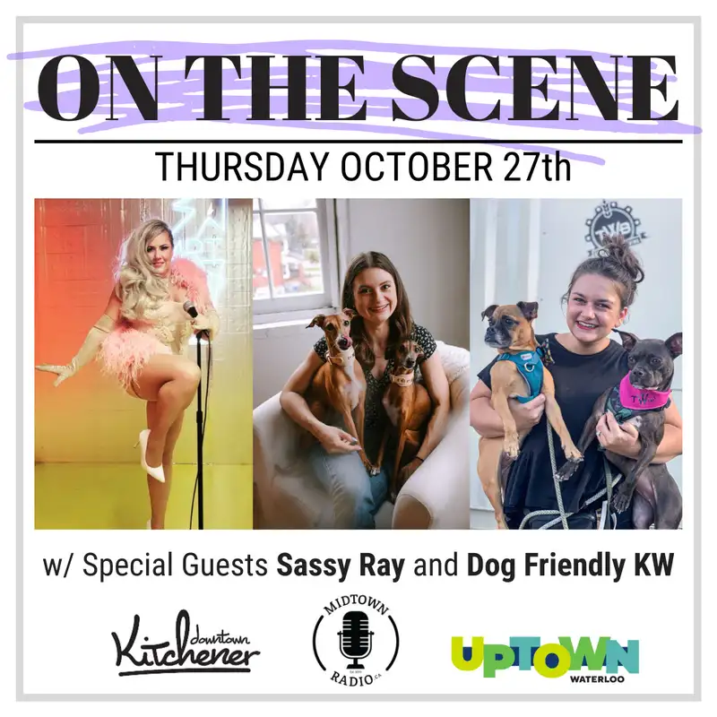 ON THE SCENE: Burlesque performer SASSY RAY and DOG FRIENDLY KW's Mackenzie and Kersty LIVE @ Sugar Run Bar  
