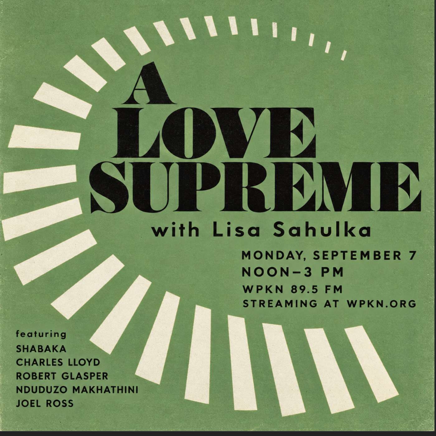 A Love Supreme September 7 2026 Part 1 episode artwork