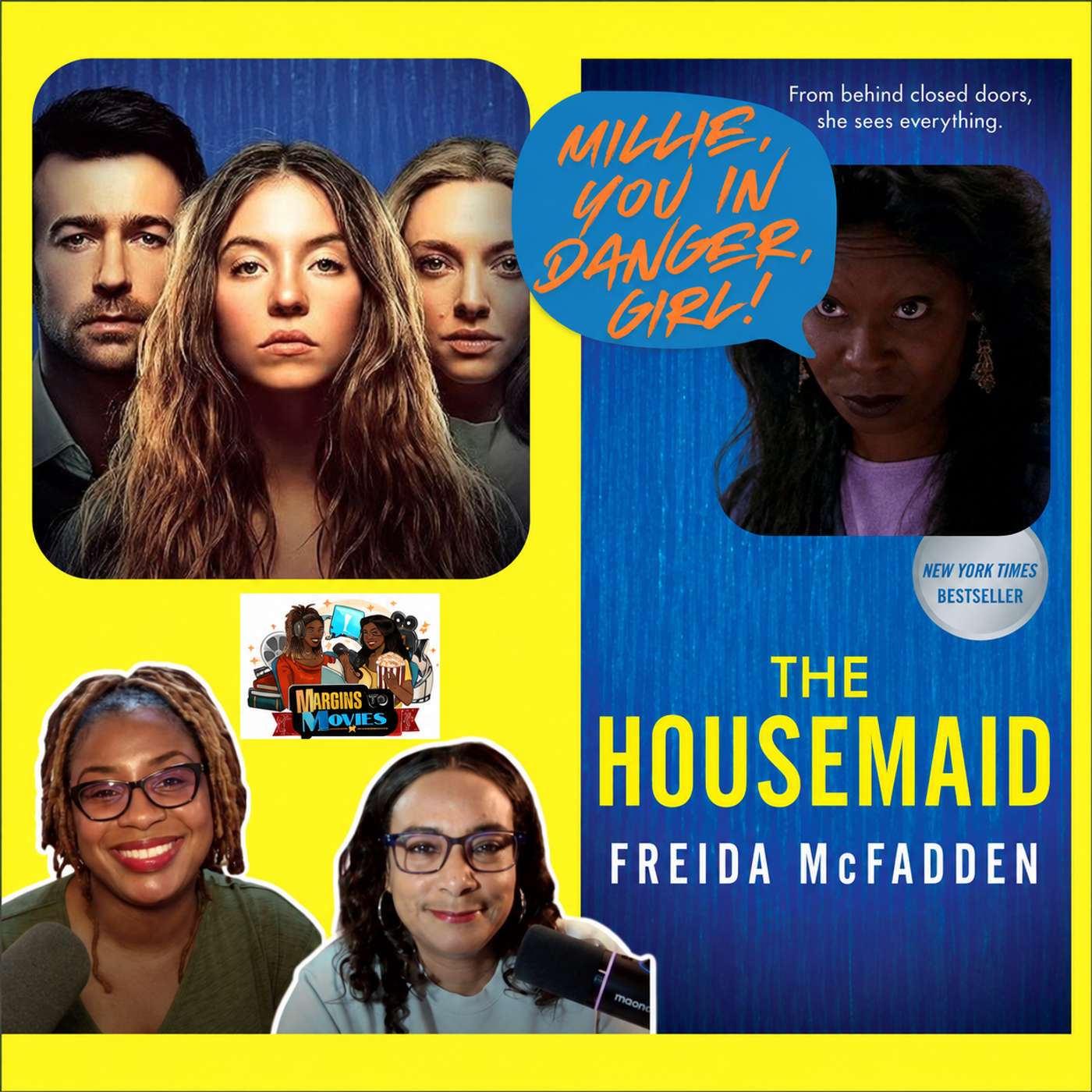 THE HOUSEMAID is Pure Comedy! Book vs Movie Review *SPOILER ALERT* Margins to Movies Ep. 3 episode artwork