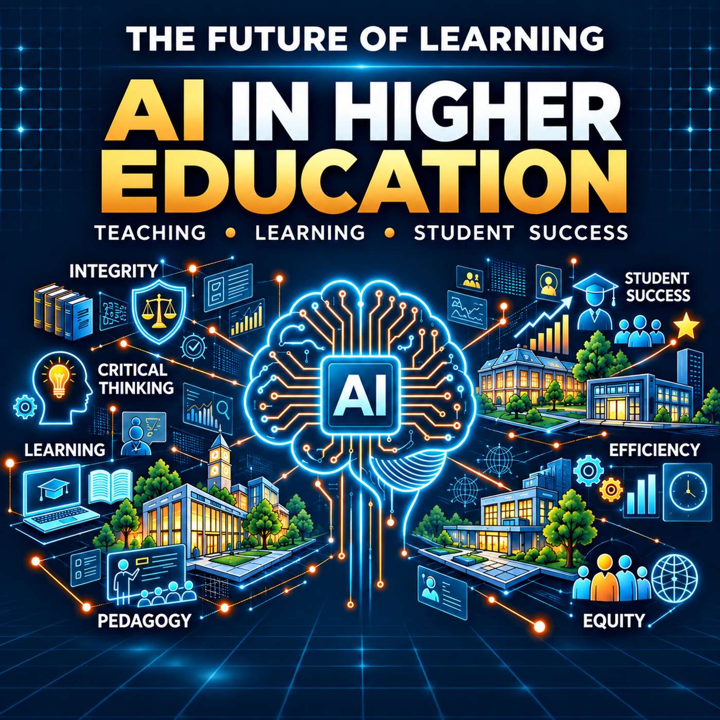 AI in Higher Education cover art