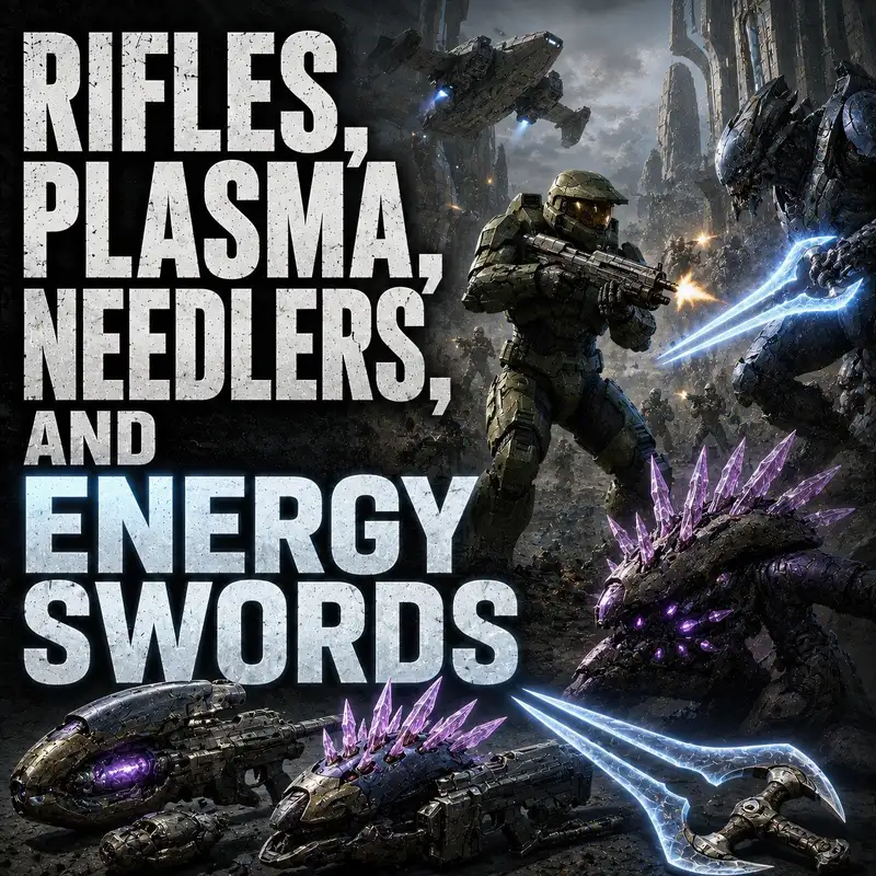 Rifles, Plasma, Needlers, and Energy Swords