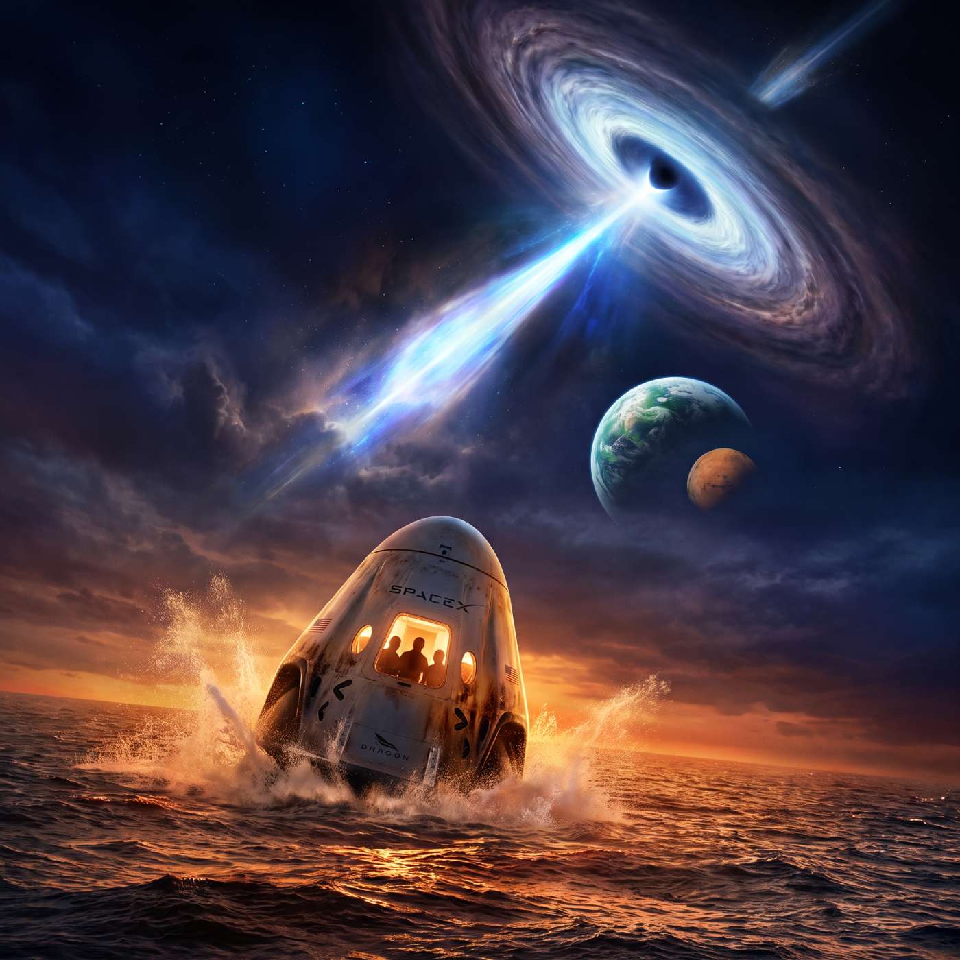 Astronauts Return After 10 Months in Space, Blazars & Why Earth & Mars Are So Different