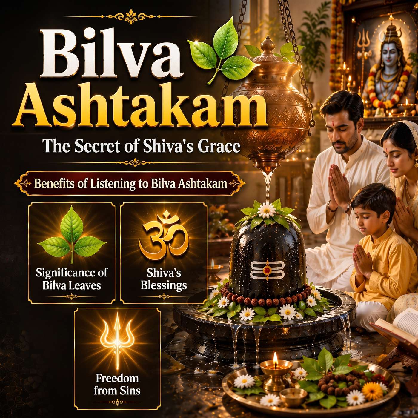 The Secret of Lord Shiva's Grace in Bilva Ashtakam 🙏 | Why Bilva Leaves Are Sacred | English episode artwork
