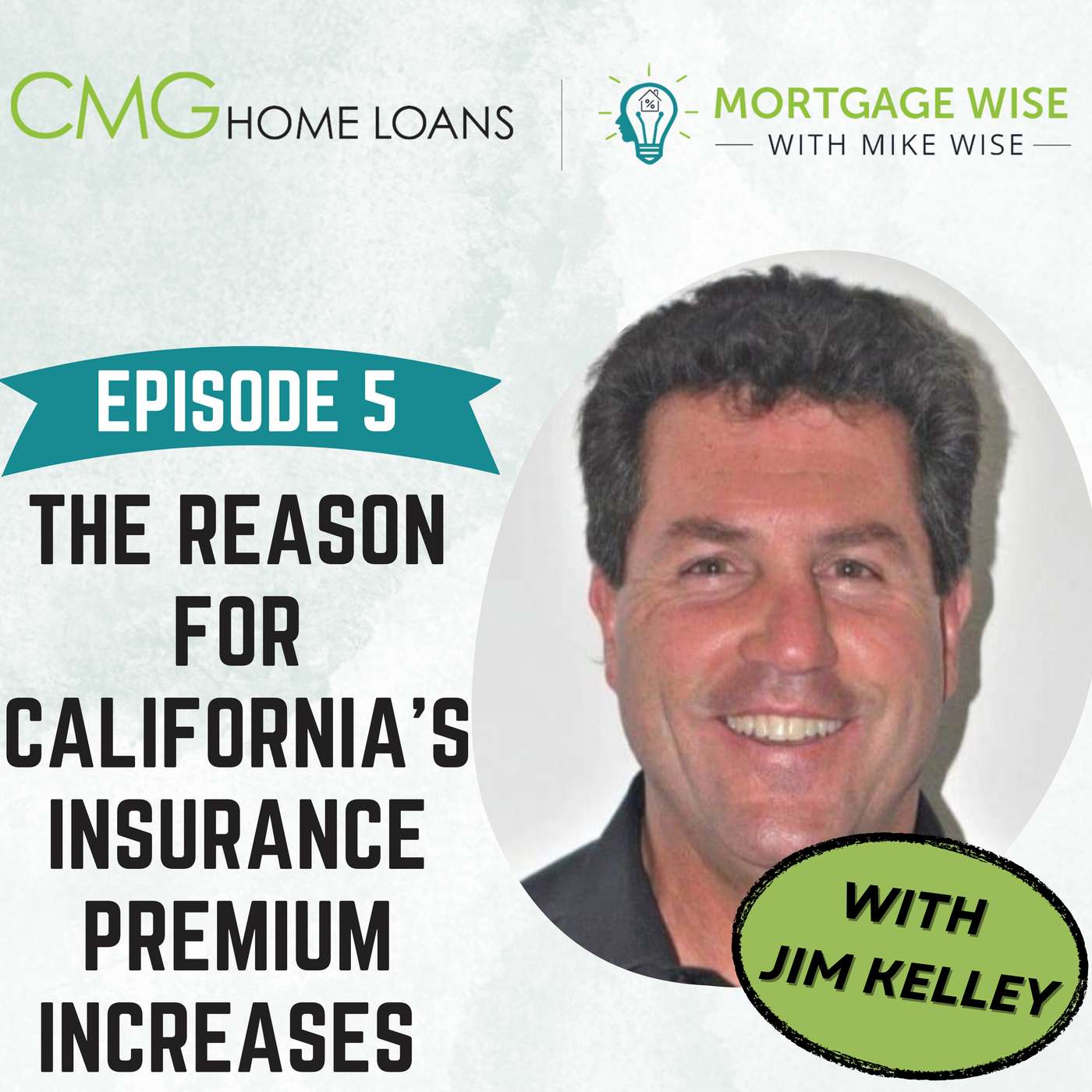 The Reason for California’s Insurance Premium Increases w/Jim Kelley :: Ep 5 Mortgage Wise with Mike Wise episode artwork