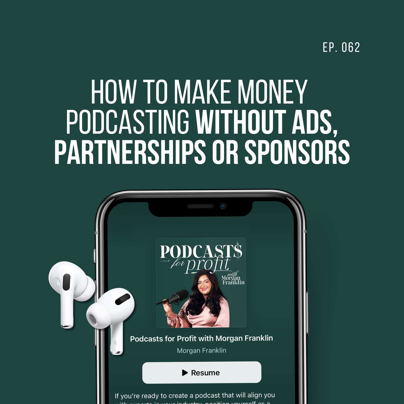 Podcasts for Profit with Morgan Franklin | Podcasting Strategy for Podcasters