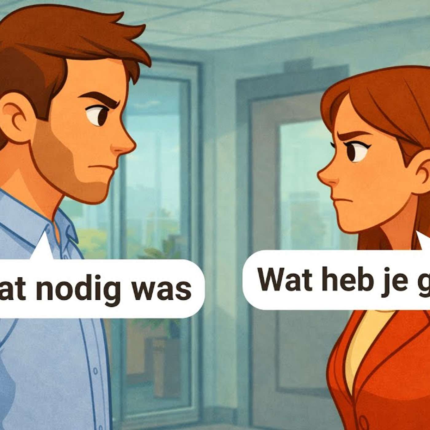Office Life Dialogues | Dutch Conversations for Beginners A1-A2