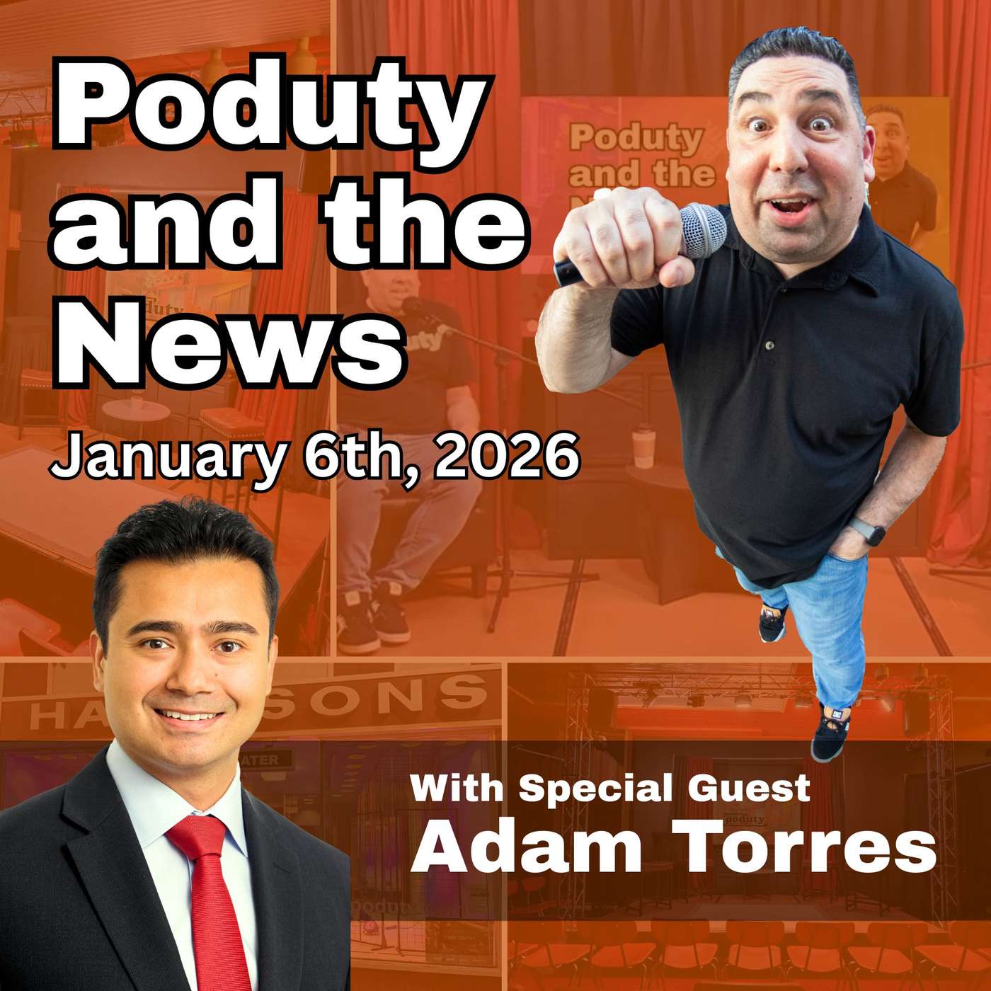 Poduty and the News.  The Weekly Live Podcast About Podcast News, Trends & Live Podcasting