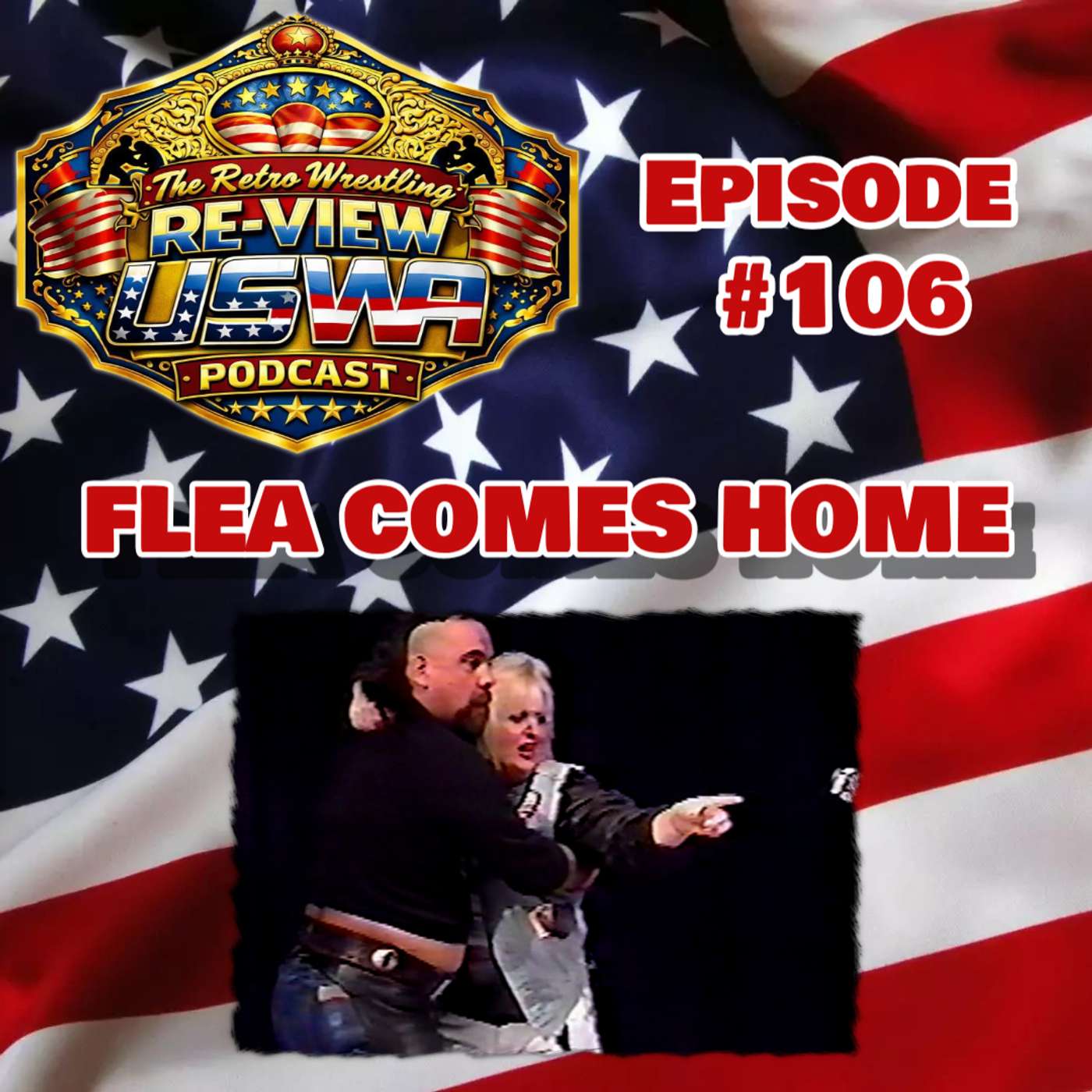 Retro Wrestling Re-View USWA Podcast Ep. 106 (11/2/91) Flea Comes Home! episode artwork
