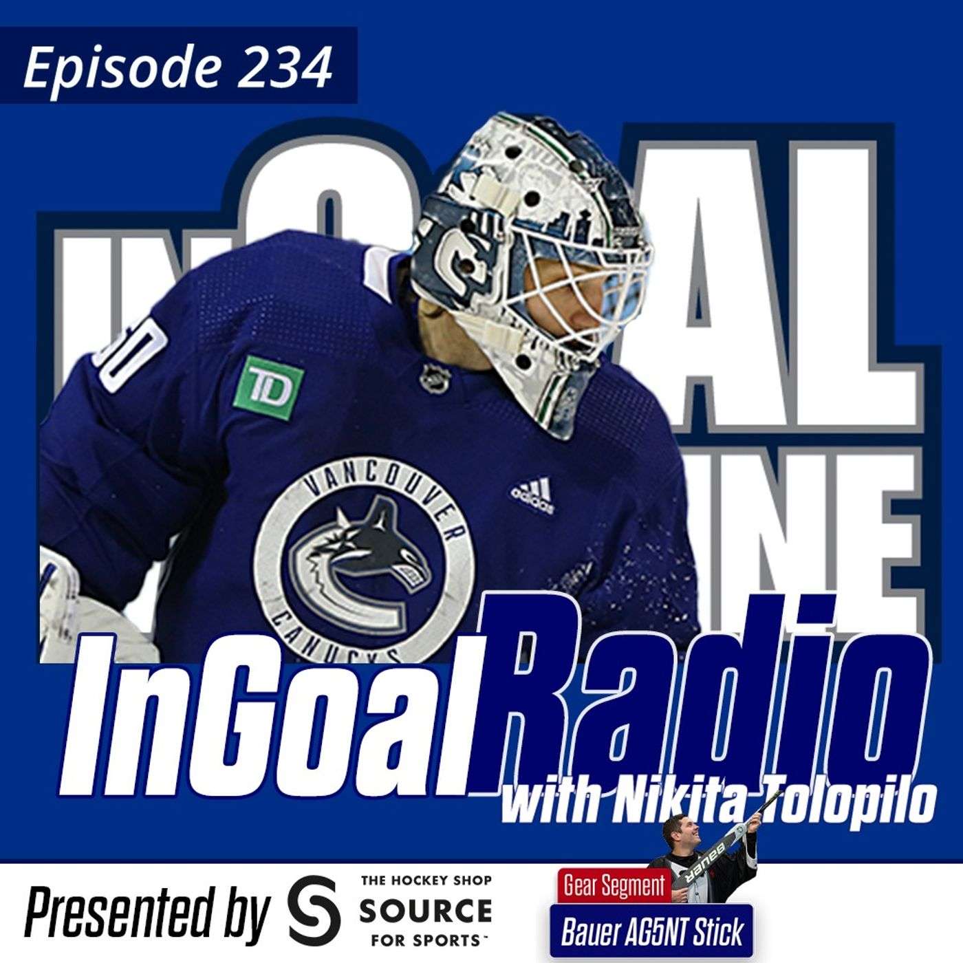 Episode 234 featuring Nikita Tolopilo with the new Bauer AG5NT stick
