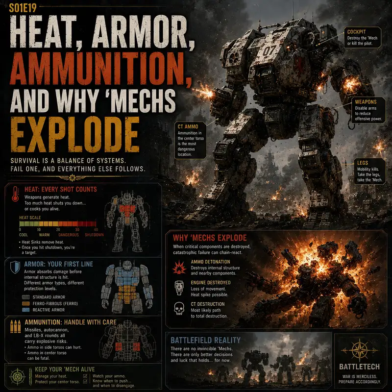 Heat, Armor, Ammunition, and Why ’Mechs Explode