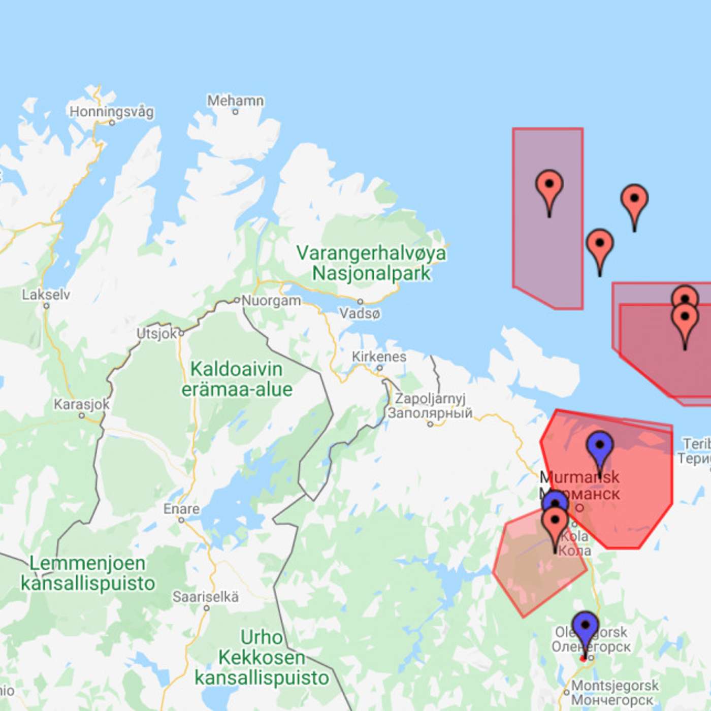 На фоне напряженности в Европе район учений Северного флота частично включает ИЭЗ Норвегии