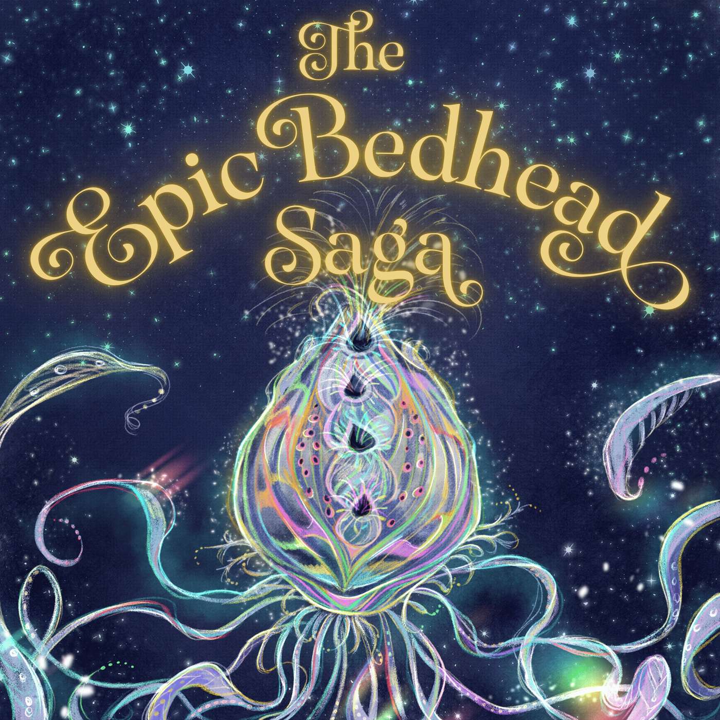 The Epic Bedhead Saga podcast cover art