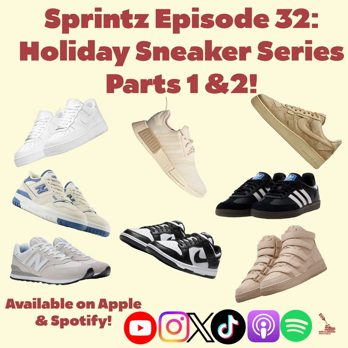 Sprintz Episode 32: Holiday Sneaker Series parts 1 & 2 episode artwork