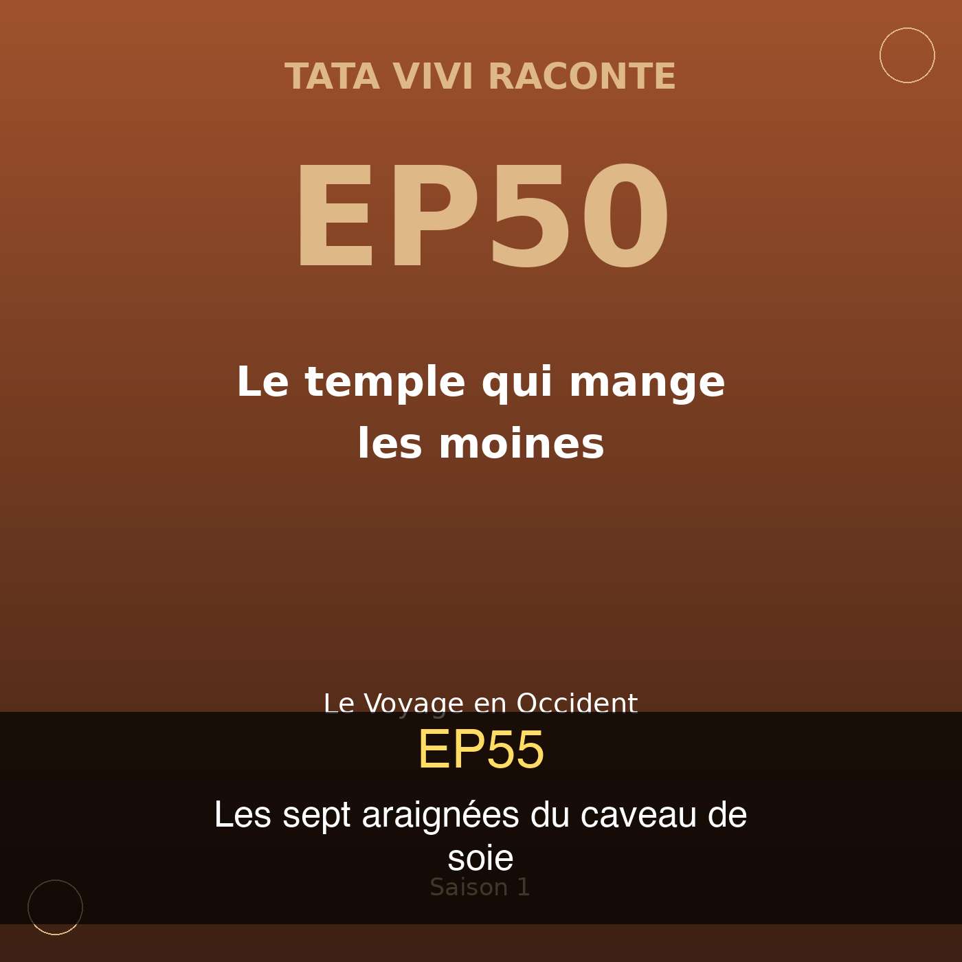 EP55 · Les sept araignées du caveau de soie episode artwork