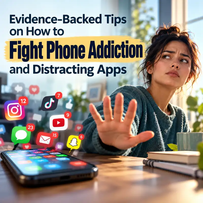 Evidence-Backed Tips on How to Fight Phone Addiction and Distracting Apps
