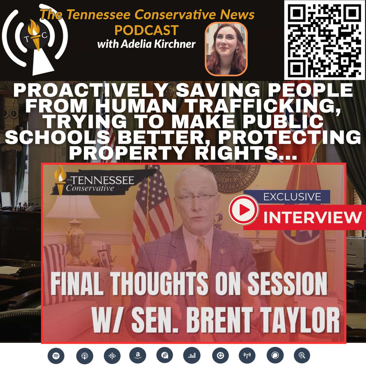 Senator Brent Taylor’s Final Thoughts On This Session Of The General Assembly & More!