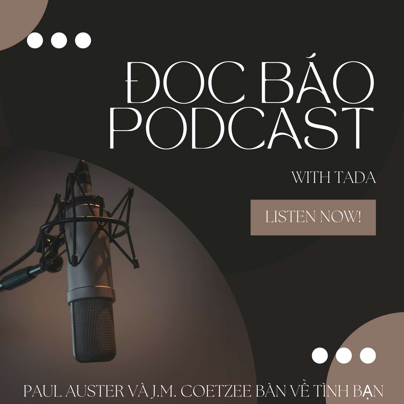 Paul Auster và J.M. Coetzee bàn về tình bạn