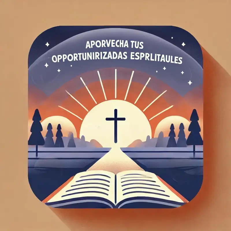 Aprovecha tus oportunidades espirituales (de nuestro culto del 13/10/24)