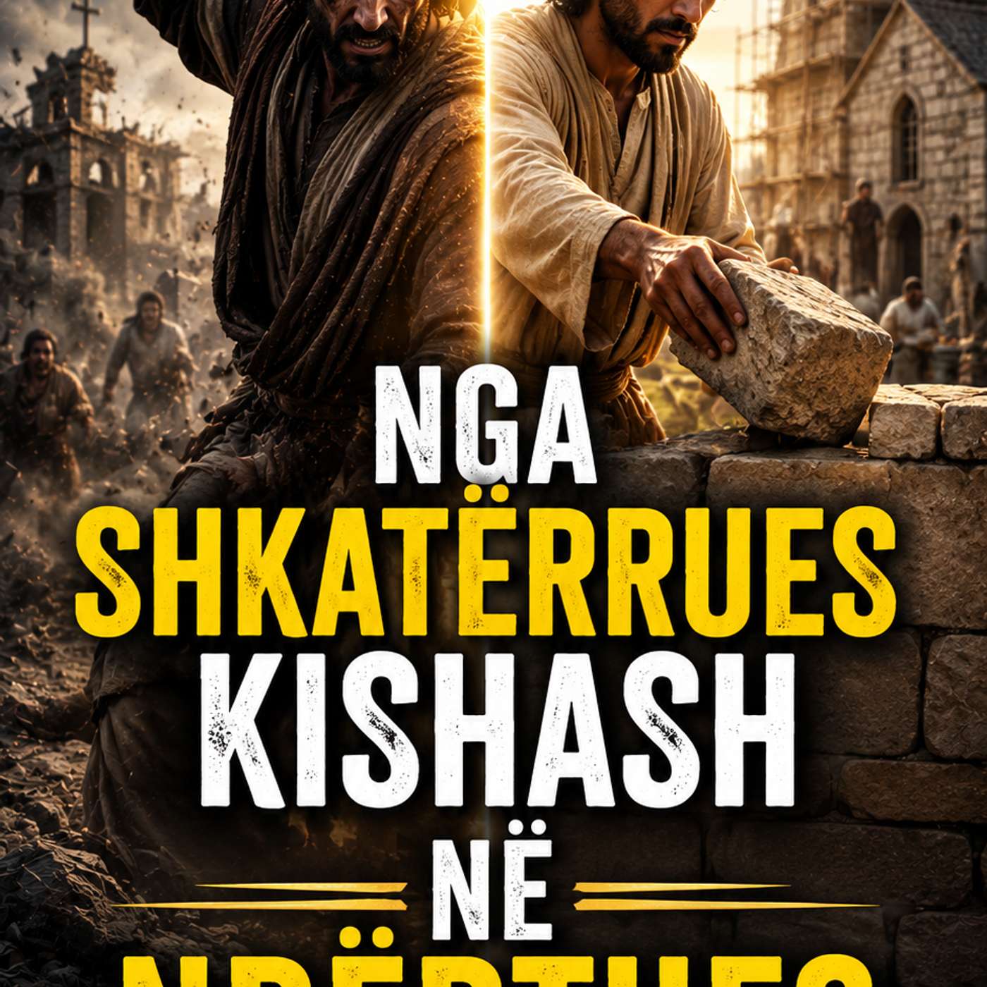 Nga shkatërrues kishash në ndërtues kishash episode artwork