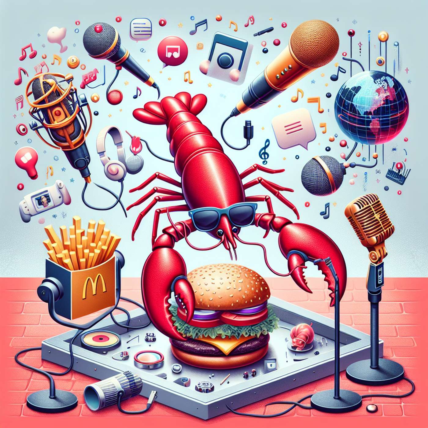 Exploring AI's New Frontier: Red Lobster's Musical Innovation, McDonald's Celebrity Marketing, and the Rise of AirChat episode artwork