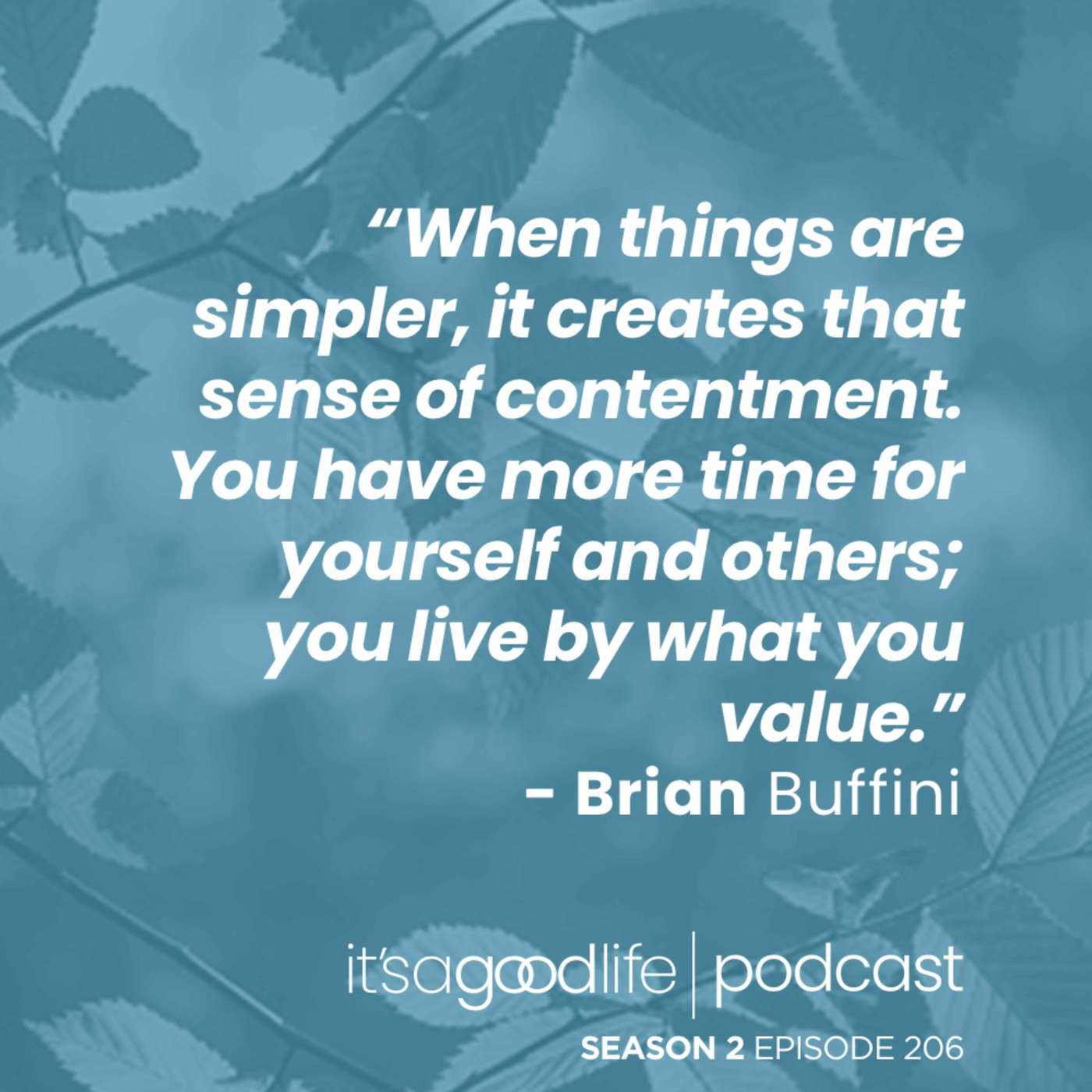 S2E206 How to Simplify Your Life