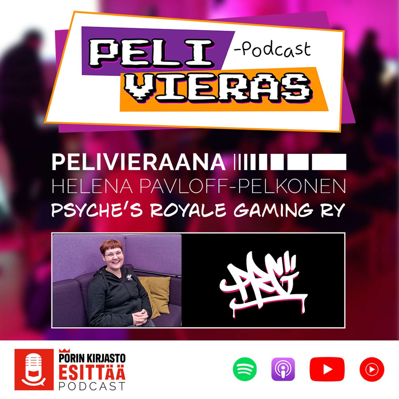 Pelivieraana Helena Pavloff-Pelkonen, PRG episode artwork