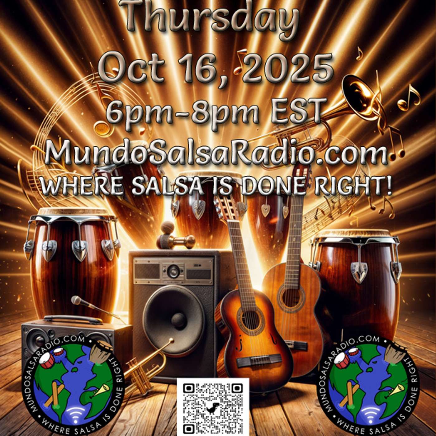 SalSonando La Salsa DJ Eddie Oct 16 2025 Show # 109