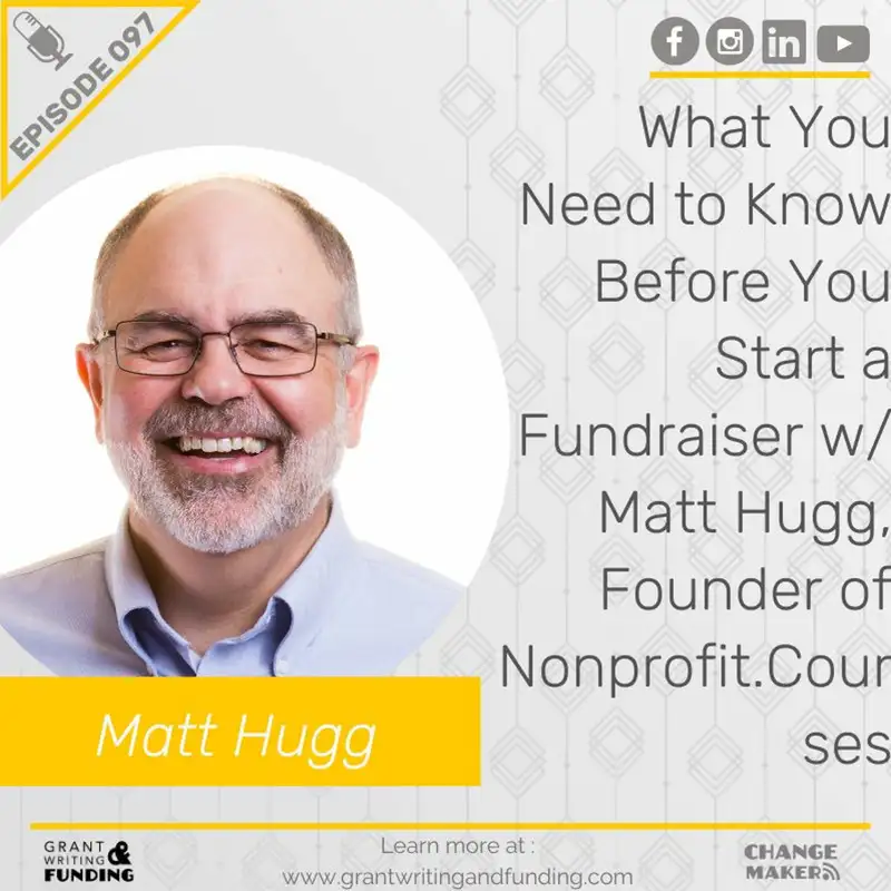 097: What You Need to Know Before You Start a Fundraiser w/ Matt Hugg, Founder of Nonprofit.Courses